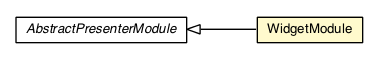 Package class diagram package WidgetModule